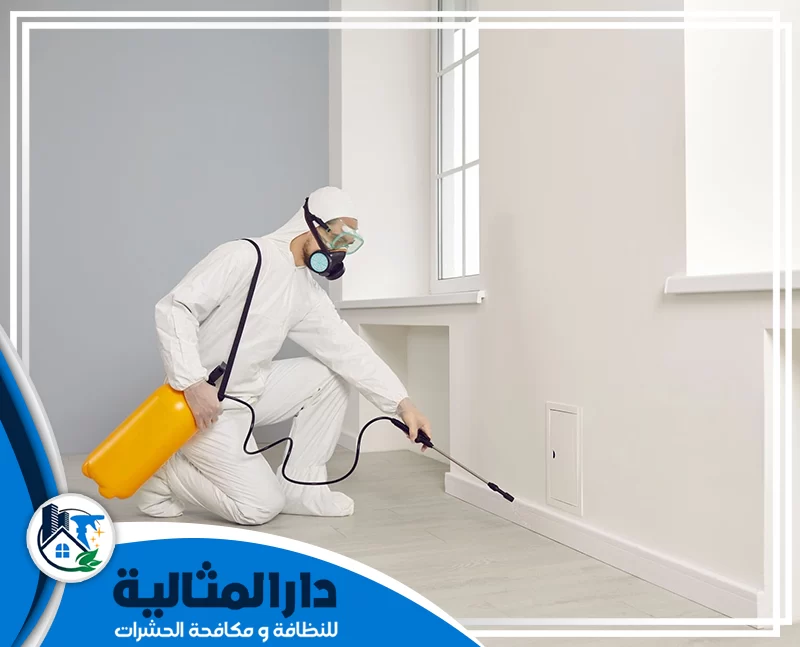 مكافحة حشرات المنزل بالخبر 0598198483 شركة دار المثالية مكافحة حشرات المنزل بالخبر خدمة تضمن لك بيئة نظيفة وآمنة خالية من الصراصير والنمل والبق باستخدام حلول فعالة وسريعة النتائج.